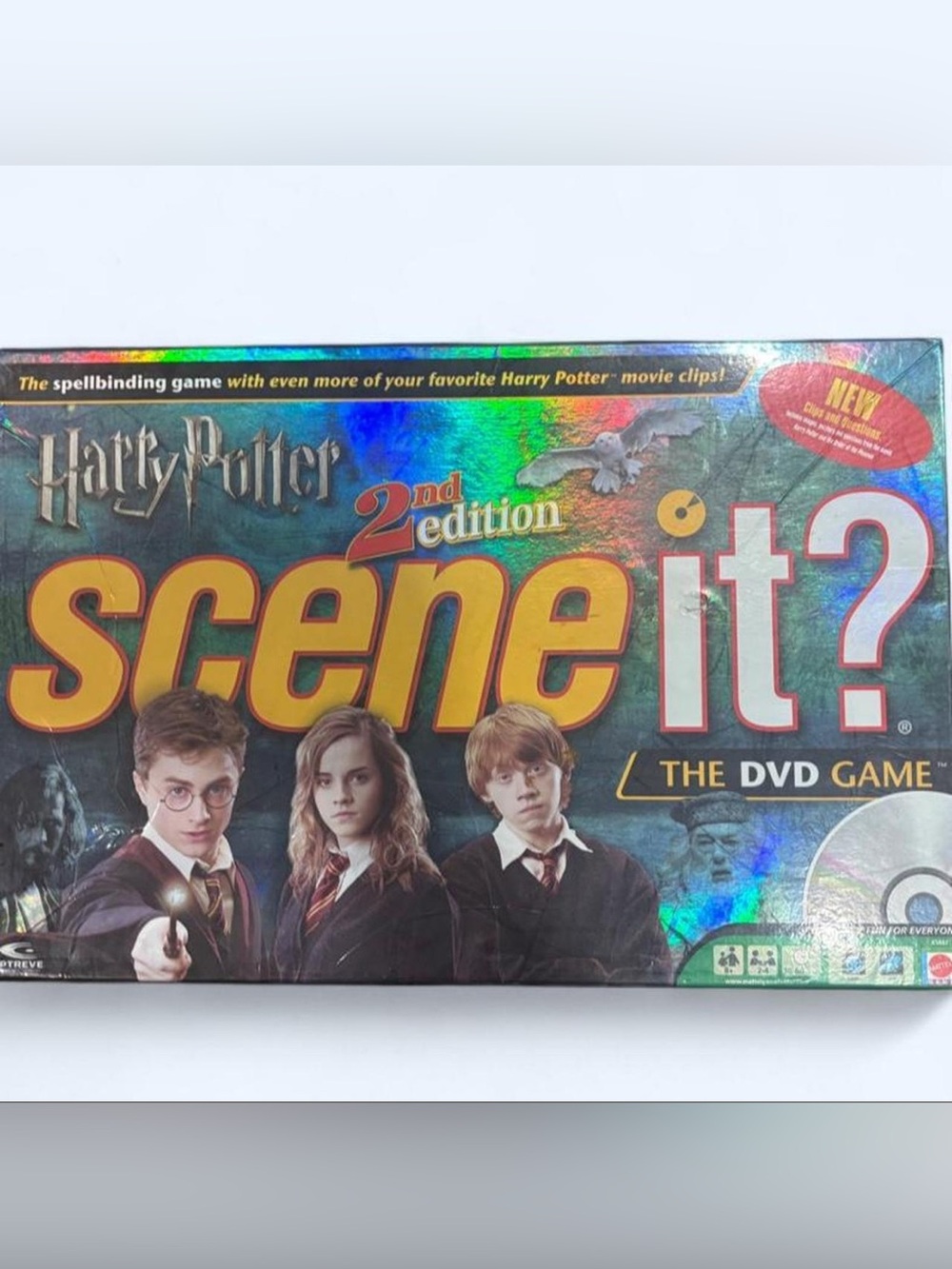 Harry Potter Scene It? 2nd Edition DVD Game — Holographic Multicolor Box